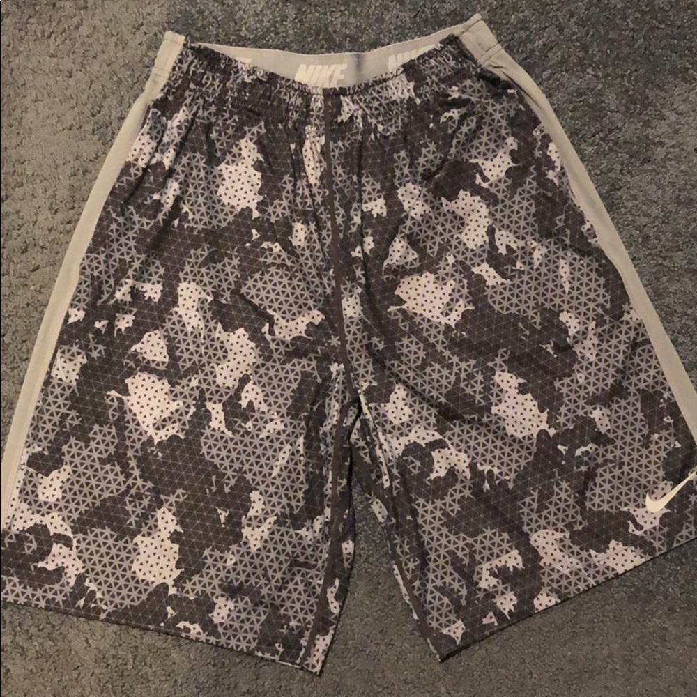 Nike Black Camo Basketball Shorts